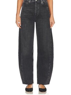 Luna Pieced Wide Leg Jeans in Possess